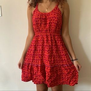 Women’s Mossimo Orange and Magenta Dress Size M